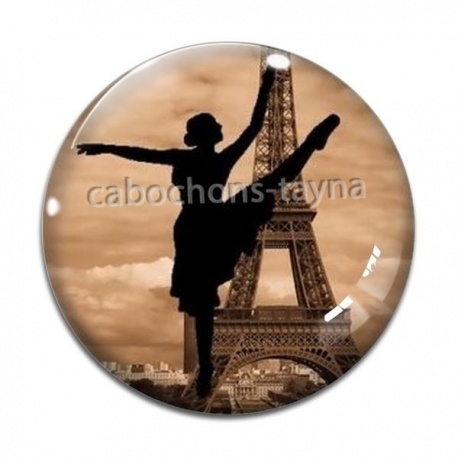Cabochon Verre - danseuse