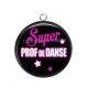 Pendentif Cabochon Argent - super prof de danse