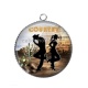 Pendentif Cabochon Argent - country