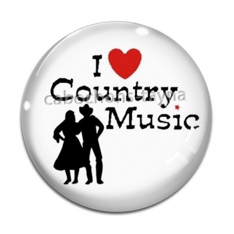 Cabochon Verre - country