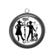 Pendentif Cabochon Argent - country
