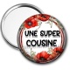 Miroir de poche - une super cousine