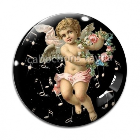 Cabochon Verre - ange