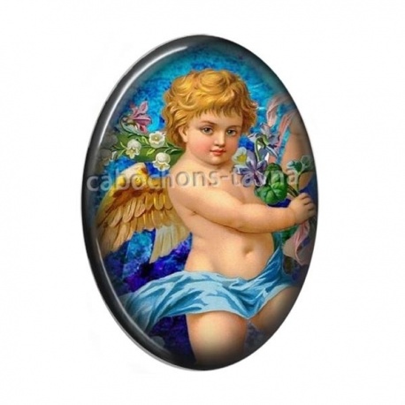 Cabochon Résine Ovale - ange ovale