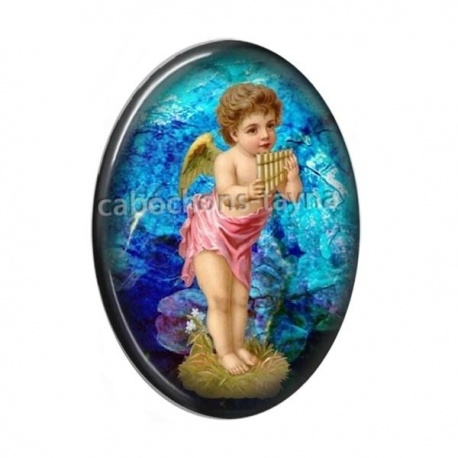 Cabochon Résine Ovale - ange ovale