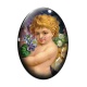 Cabochon Verre Ovale - ange ovale