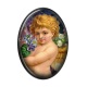 Cabochon Résine Ovale - ange ovale