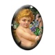 Cabochon Verre Ovale - ange ovale