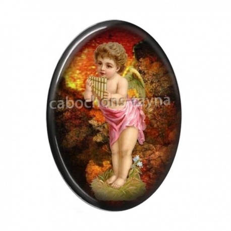 Cabochon Résine Ovale - ange ovale