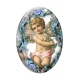 Cabochon Verre Ovale - ange ovale