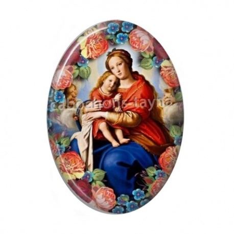Cabochon Résine Ovale - vierge