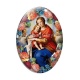 Cabochon Verre Ovale - vierge