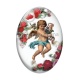 Cabochon Verre Ovale - ange ovale