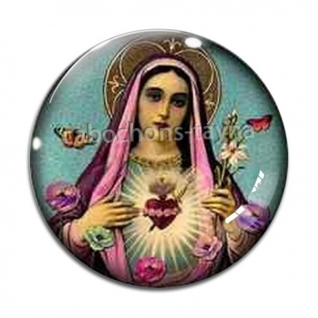 Cabochon Verre - vierge
