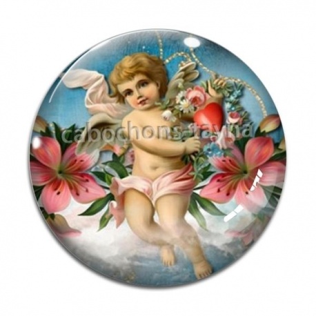 Cabochon Verre - ange