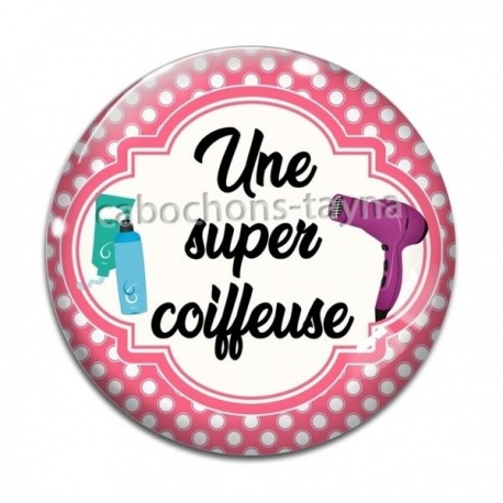 Cabochon Verre - super coiffeuse