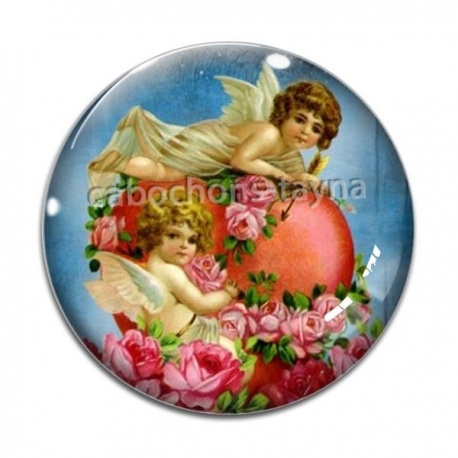 Cabochon Verre - ange