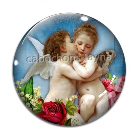 Cabochon Verre - ange