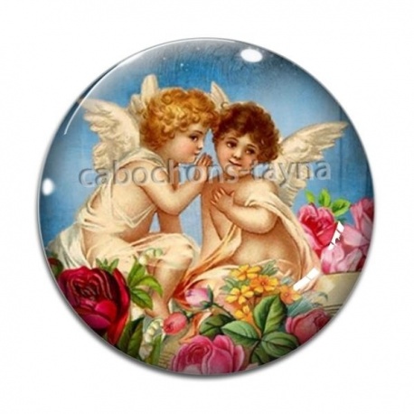Cabochon Verre - ange