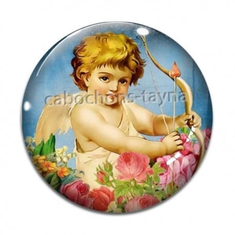 Cabochon Verre - ange