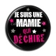 Cabochon Résine - je suis une mamie qui déchire
