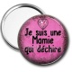 Miroir de poche - je suis une mamie qui déchire