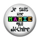Cabochon Résine - je suis une mamie qui déchire