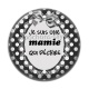 Cabochon Résine - je suis une mamie qui déchire