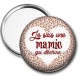 Miroir de poche - je suis une mamie qui déchire
