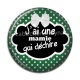 Cabochon Résine - j'ai une mamie qui déchire
