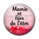 Cabochon Résine - mamie et fière de l'être