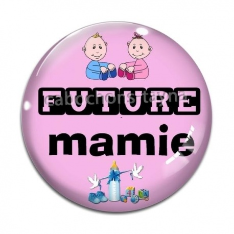 Cabochon Verre - future mamie