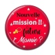 Cabochon Résine - nouvelle mission future mamie