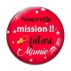 Cabochon Verre - nouvelle mission future mamie