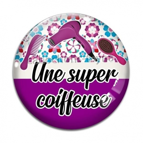 Cabochon Verre - super coiffeuse
