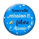 Cabochon Verre - nouvelle mission future mamie