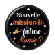 Cabochon Résine - nouvelle mission future mamie