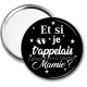 Miroir de poche - et si je t'appelais mamie