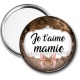 Miroir de poche - je t'aime mamie
