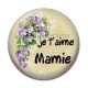 Cabochon Résine - je t'aime mamie