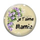 Cabochon Verre - je t'aime mamie