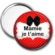 Miroir de poche - je t'aime mamie