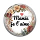Cabochon Résine - je t'aime mamie