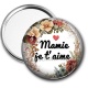 Miroir de poche - je t'aime mamie
