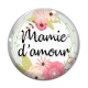 Cabochon Verre - mamie d'amour