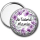 Miroir de poche - je t'aime mamie