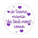 je t'aime mamie de tout mon coeur