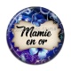 Cabochon Résine - mamie en or