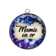 Pendentif Cabochon Argent - mamie en or