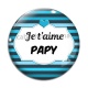 Cabochon Verre - je t'aime papy